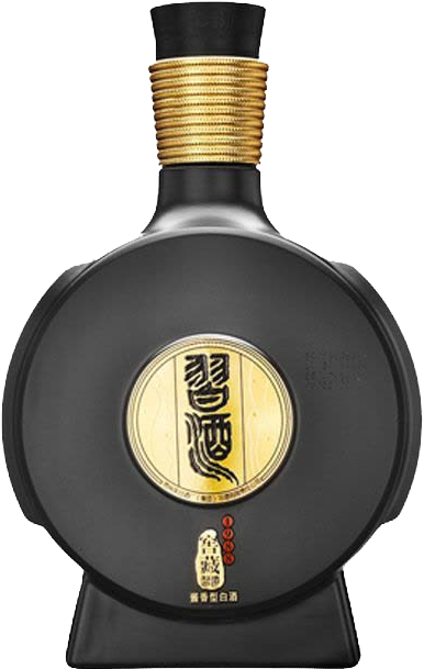 Xijiu Jiao Cang 1988 Baijiu bottle on a white background