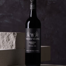 Load image into Gallery viewer, Yarra-Yering-Carrodus-Shiraz wine bottle with a dark label on a textured surface