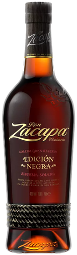 An image of a bottle of premium Zacapa Edición Negra Rum 700ml