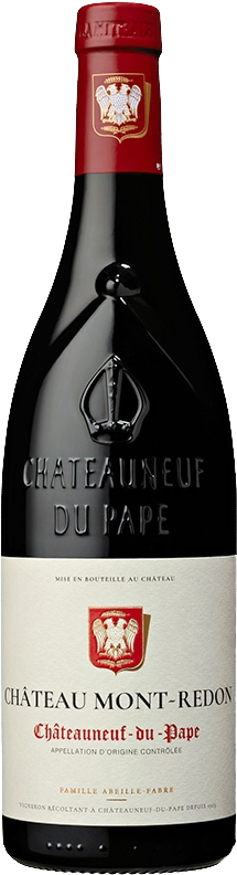 Load image into Gallery viewer, A bottle of Château Mont-Redon Châteauneuf-du-Pape red wine.