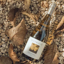 Load image into Gallery viewer, Wine bottle labeled &#39;Greywacke&#39; on a stone surface with leaves