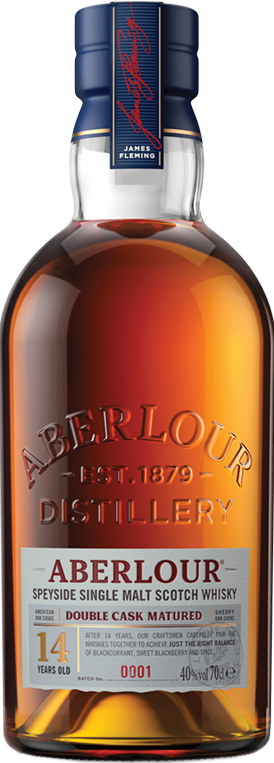An image of a bottle of Aberlour 14YO Double Cask Scotch Single Malt Whisky