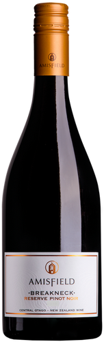 An image of a bottle of Amisfield Breakneck Reserve Central Otago Pinot Noir