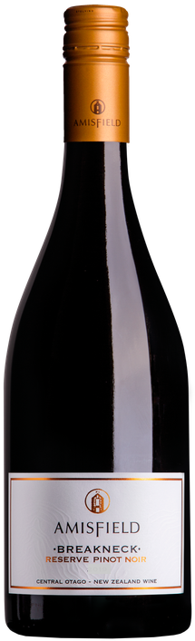 An image of a bottle of Amisfield Breakneck Reserve Central Otago Pinot Noir