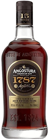 An image of a bottle of Angostura 1787 15YO Dark Rum 700ml from Trinidad & Tobago
