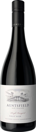 An image of a bottle of Auntsfield Single Vineyard Pinot Noir, 750ml