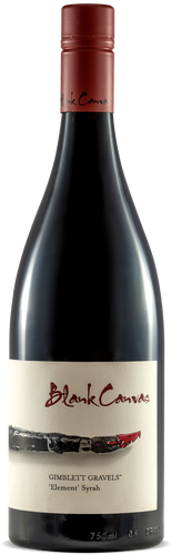 An image of a bottle of Blank Canvas Element Hawke's Bay Syrah