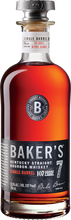 Load image into Gallery viewer, An image of a bottle of Baker&#39;s 7 Year Old Kentucky Straight Single Barrel Bourbon Whiskey