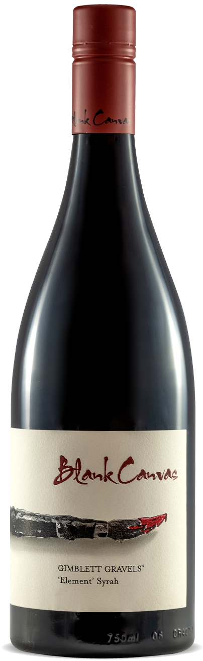 An image of a bottle of Blank Canvas Element Hawke's Bay Syrah