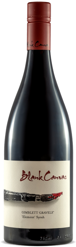 An image of a bottle of Blank Canvas Element Hawke's Bay Syrah