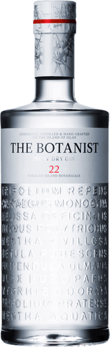 An image of the very popular Botanist Dry Gin from Islay in Scotland.