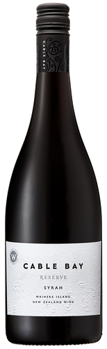 An image of a bottle of Cable Bay Reserve Waiheke Island Syrah