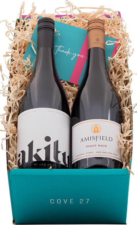 Akitu A2 & Amisfield Pinot Noir Gift Box