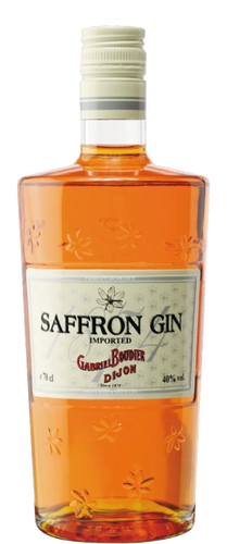 An image of a bottle of Gabriel Boudier Saffron Gin. 