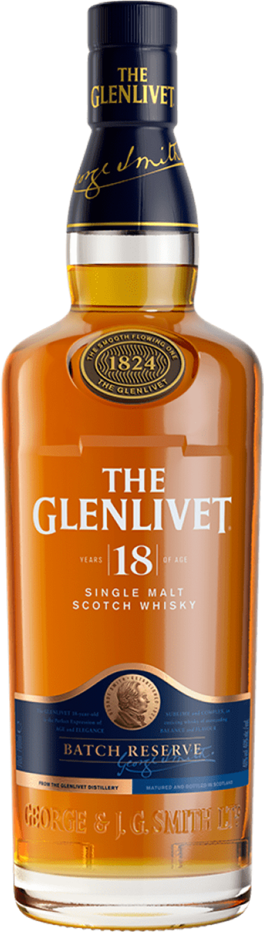 Load image into Gallery viewer, An image of a premium bottle of Glenlivet 18 Year Old Single Malt Scotch Whisky