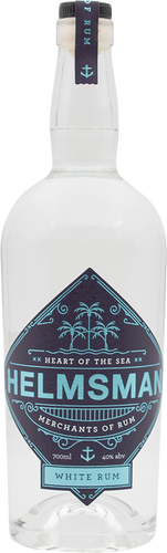 A bottle image of a Helmsman NZ White Rum