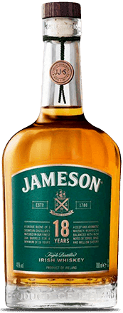 An image of a bottle of Jameson 18 year old Limited Reserve whiskey