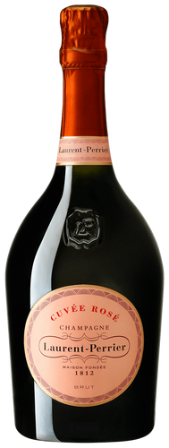 An image of a bottle of Laurent-Perrier Cuvée Rosé Brut Champagne