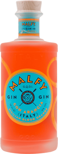 An image of a bottle of Malfy Con Arancia Blood Orange Italian Gin