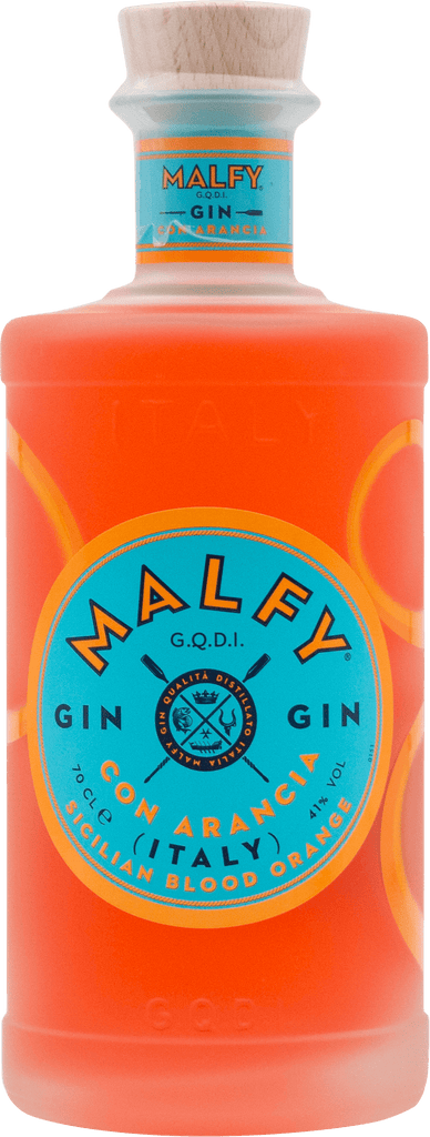 An image of a bottle of Malfy Con Arancia Blood Orange Italian Gin