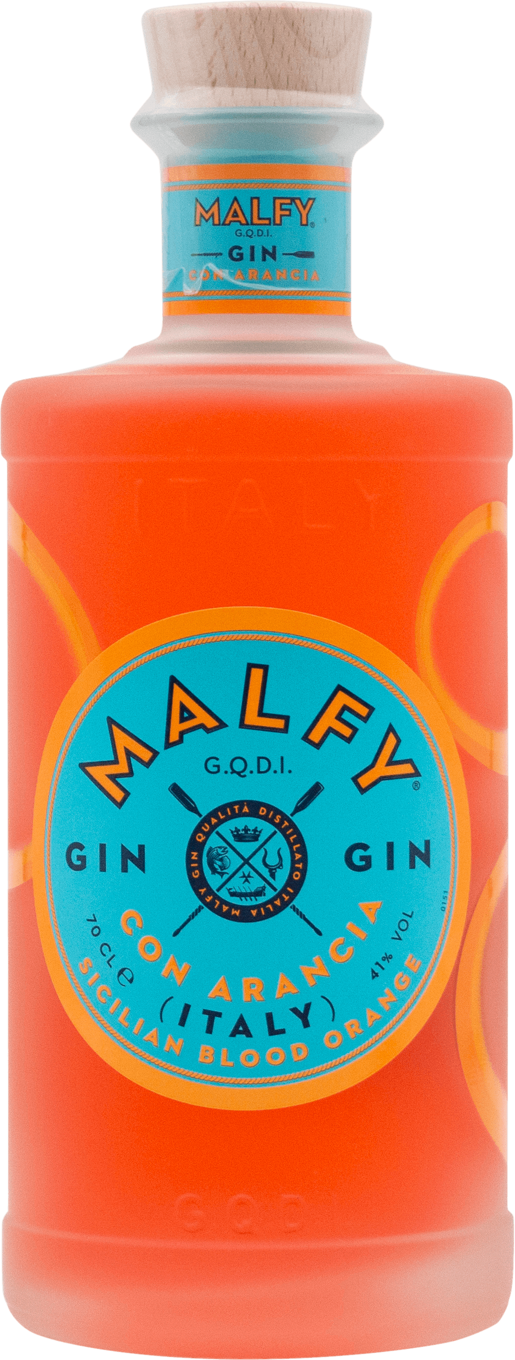 An image of a bottle of Malfy Con Arancia Blood Orange Italian Gin
