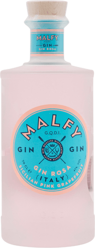 An image of a delicious bottle of Malfy Rosa Pink Mediterranean Gin