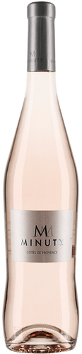 An image of a bottle of M de Minuty Provence Rosé from Château Minuty. A delicious rosé wine that will impress on any occasion.