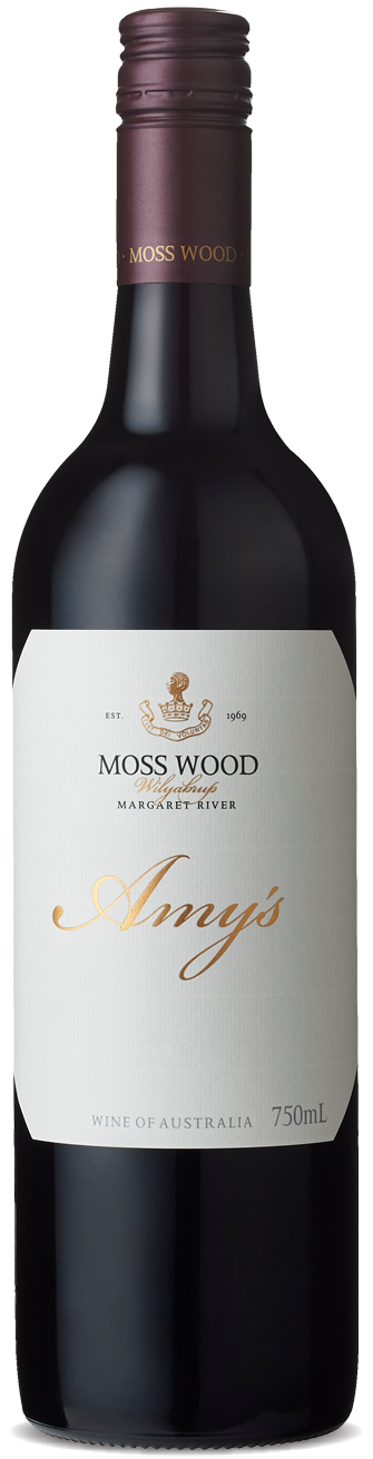 An image of a bottle of Moss Wood Amy's Cabernet Blend (Bordeaux style) wine