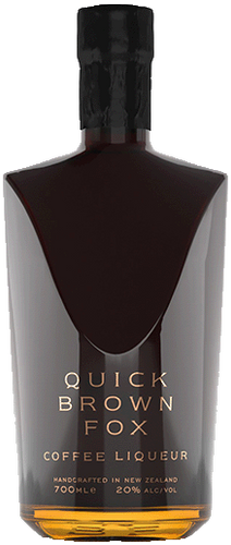 An image of a bottle of Quick Brown Fox Coffee Liqueur