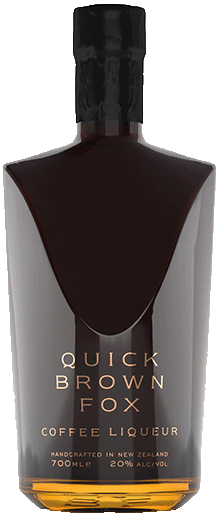 An image of a bottle of Quick Brown Fox Coffee Liqueur