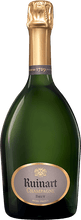 Load image into Gallery viewer, A bottle of Ruinart R de Ruinart Brut Champagne with a golden foil cap.