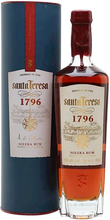 Load image into Gallery viewer, An image of a bottle of Santa Teresa 1796 Venezuelan Golden Rum 1L next to its fine gift box