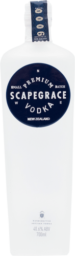 An image of a bottle of Scapegrace Premium New Zealand Vodka