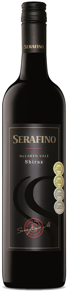 An image of a bottle of Serafino McLaren Vale Shiraz, 750ml