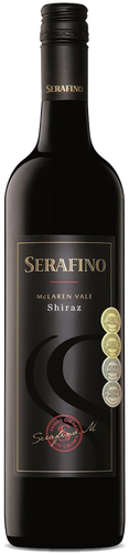 An image of a bottle of Serafino McLaren Vale Shiraz, 750ml