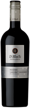 Load image into Gallery viewer, A bottle of Shingleback &#39;D Block&#39; Reserve Cabernet Sauvignon with a dark label and a screwcap closure.