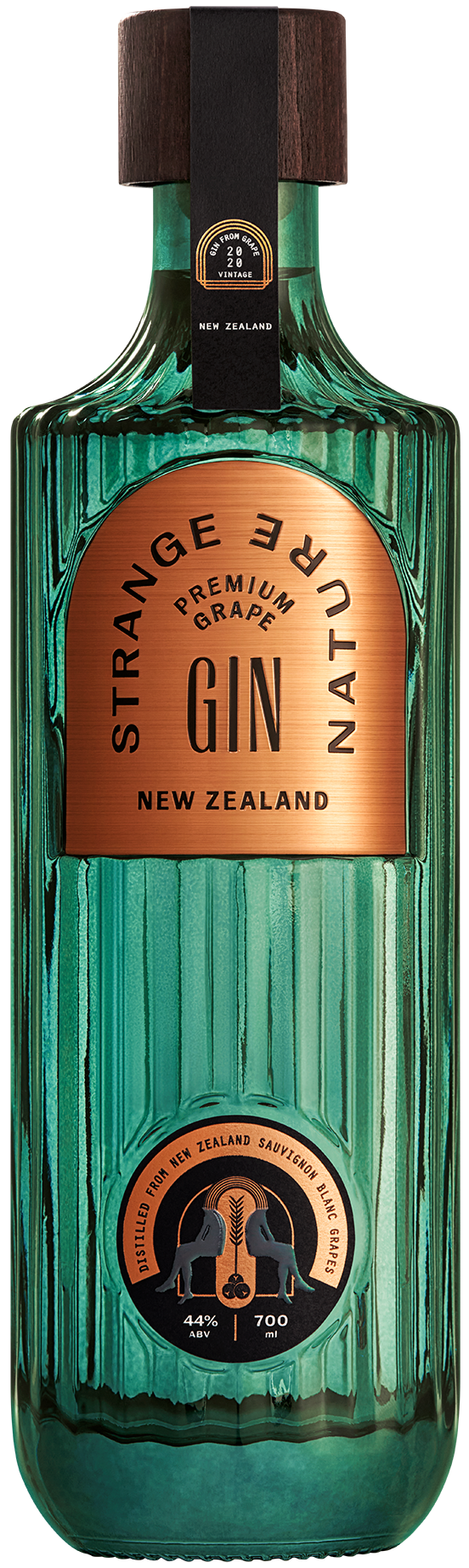 An image of a beautiful and uniquely Kiwi Strange Nature Gin that's been infused with New Zealand Sauvignon Blanc