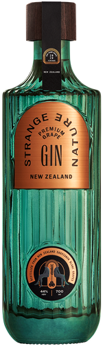An image of a beautiful and uniquely Kiwi Strange Nature Gin that's been infused with New Zealand Sauvignon Blanc