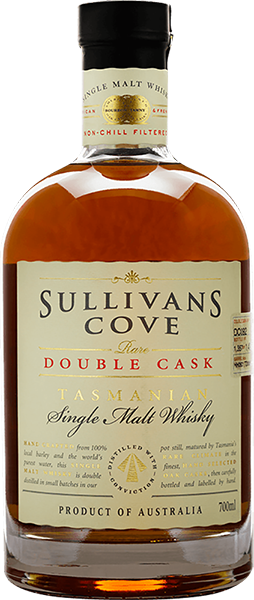 An image of a bottle of Sullivans Cove Double Cask Single Malt Premium Australian Whisky 700ml