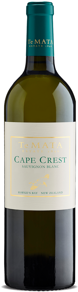 An image of a bottle of Te Mata Estate Cape Crest Sauvignon Blanc from Hawkes Bay.