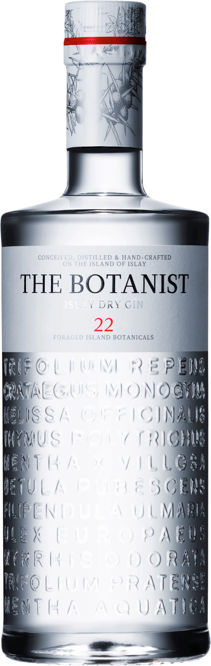 An image of the very popular The Botanist Dry Gin from Islay in Scotland.