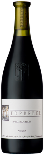 A bottle image of a fine Torbreck ‘RunRig’ Barossa Shiraz