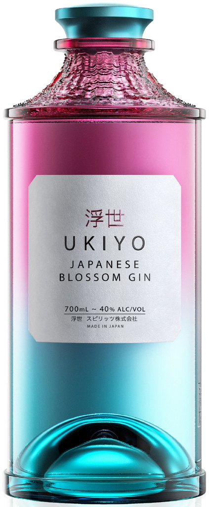 An image of a beautiful UKIYO Japanese Blossom Gin