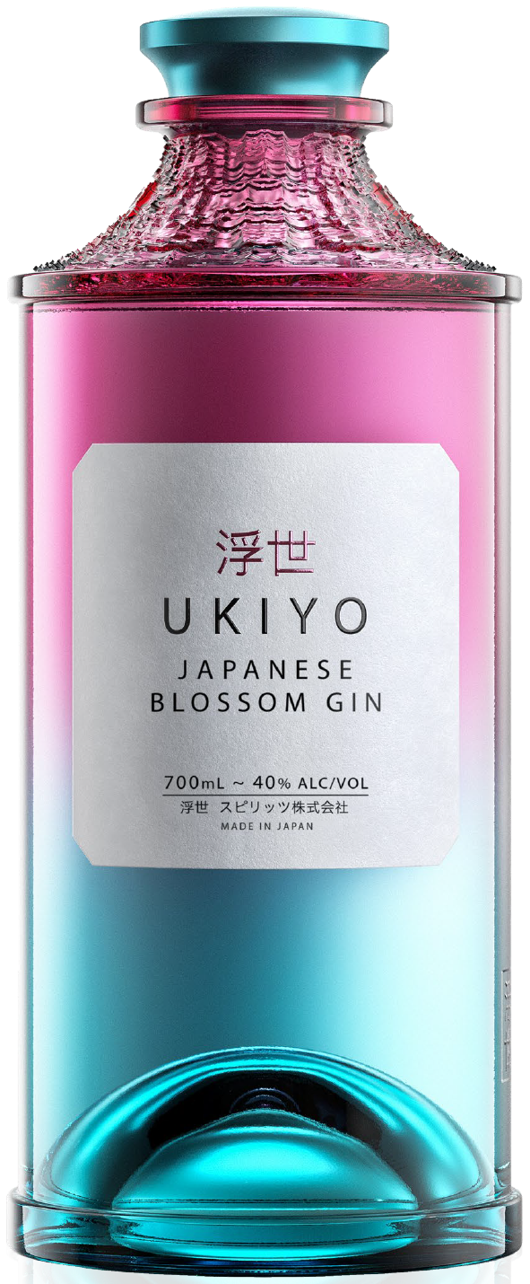 An image of a beautiful UKIYO Japanese Blossom Gin