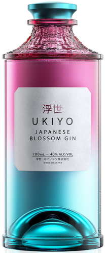 An image of a beautiful UKIYO Japanese Blossom Gin
