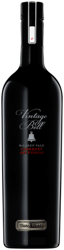A bottle of Wirra Wirra Vintage Bell Cabernet Sauvignon wine from McLaren Vale, Australia.