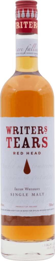 Writers Tears Red Head Whiskey