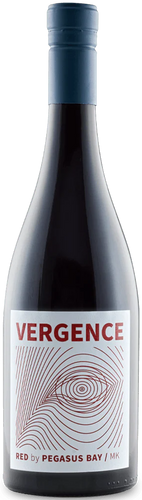 An image of a bottle of Pegasus Bay Vergence Red MK1 Pinot Noir